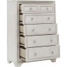 Pulaski Furniture Camila 6 Drawer Chest Open Drawer