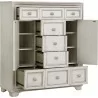 Pulaski Furniture Camila 9 Drawer Door Chest Open - Pulaski Furniture Camila 9 Drawer Door Chest Open