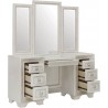Pulaski Furniture Camila 7 Drawer Vanity Open Drawer