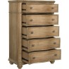 Pulaski Furniture Weston Hills 5 Drawer Chest Open