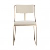 Sunpan Makena Dining Chair Monument Oatmeal - Front Angle