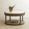 Pulaski Furniture Round Cocktail Table with Marble Top