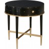 Pulaski Furniture Soft Black Round Accent Table with Storage