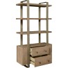 Pulaski Furniture Industrial Contemporary Book Shelf Open