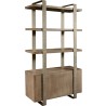 Pulaski Furniture Industrial Contemporary Book Shelf Back