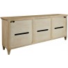 Pulaski Furniture 3-Door Entertainment Console with Storage Drawers Back