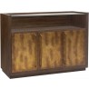 Pulaski Furniture 3 Door Bar Cabinet with Glass Shelves