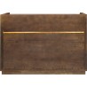Pulaski Furniture 3 Door Bar Cabinet with Glass Shelves Back