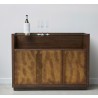 Pulaski Furniture 3 Door Bar Cabinet with Glass Shelves