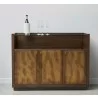 Pulaski Furniture 3 Door Bar Cabinet with Glass Shelves - Pulaski Furniture 3 Door Bar Cabinet with Glass Shelves