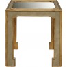 Pulaski Furniture Art Deco Side Table with Mirror Top