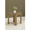 Pulaski Furniture Art Deco Side Table with Mirror Top side