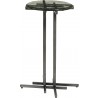 Pulaski Furniture Glass Top Spot Table with Metal Base Pedestal
