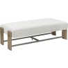 Pulaski Furniture Modern Upholstered Ottoman Bench Side