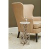 Pulaski Furniture Gypsum Stone-Top Drink Table with Metal Base