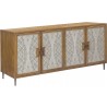 Pulaski Furniture Mid-Century Modern 4 Door Credenza Side