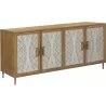 Pulaski Furniture Mid-Century Modern 4 Door Credenza Side - Pulaski Furniture Mid-Century Modern 4 Door Credenza Side