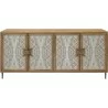 Pulaski Furniture Mid-Century Modern 4 Door Credenza Front - Pulaski Furniture Mid-Century Modern 4 Door Credenza Front