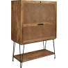 Pulaski Furniture 2-Door Bar Cabinet with Storage Drawers Back