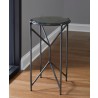 Pulaski Furniture Metal Spot Table with Glass Top Room View
