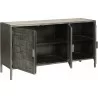 Pulaski Furniture 3-Door Metal Sideboard Open - Pulaski Furniture 3-Door Metal Sideboard Open