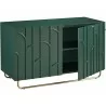 2-Door Contemporary Accent Chest with Shelf-open - 2-Door Contemporary Accent Chest with Shelf-open