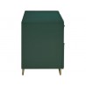 2-Door Contemporary Accent Chest with Shelf-side