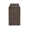 3-Door Credenza with Shelves-side
