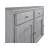 3-Door Credenza with Storage Drawers-detail