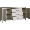 Pulaski Furniture Zoey Two Door Buffet Open