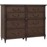 Pulaski Furniture Revival Row 8-Drawer Bureau Side