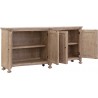 Pulaski Furniture Higgins Street 4-Door Credenza Open