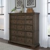 Pulaski Furniture Woodbury 15-Drawer Master Chest in Cowboy Boots Brown