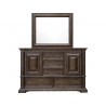 Pulaski Furniture Woodbury Rectangular Mirror in Cowboy Boots Brown-2