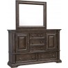 Pulaski Furniture Woodbury 5-Drawer Dresser with Cabinets in Cowboy Boots Brown Side