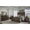 Pulaski Furniture Woodbury Two Drawer Nightstand with USB in Cowboy Boots Brown Room