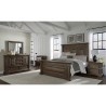 Woodbury King Panel Bed in Cowboy Boots Brown-1