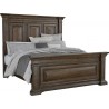 Woodbury King Panel Bed in Cowboy Boots Brown-2