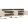 Pulaski Furniture Ashby Place 4-Door Server with Open Shelves Open - Pulaski Furniture Ashby Place 4-Door Server with Open Shelves Open