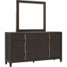 Pulaski Furniture West End Loft 8-Drawer Dresser Side