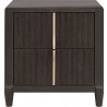 Pulaski Furniture West End Loft 2-Drawer Nightstand with USB-C Outlets Front