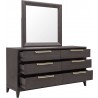 Pulaski Furniture Quincy 6-Drawer Dresser Open