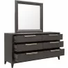 Pulaski Furniture Quincy 6-Drawer Dresser Open - Pulaski Furniture Quincy 6-Drawer Dresser Open