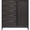 Pulaski Furniture Quincy 5-Drawer Door Chest Front