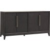Pulaski Furniture Quincy Stone-Top 4-Door Buffet 4