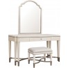 Pulaski Furniture Grace Vanity and Mirror Set with Stool Side