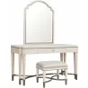 Pulaski Furniture Grace Vanity and Mirror Set with Stool Side - Pulaski Furniture Grace Vanity and Mirror Set with Stool Side