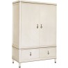 Pulaski Furniture Grace Armoire with Storage Drawers Side