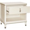 Pulaski Furniture Grace One Drawer Nightstand with USB Port Open Drawer