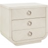 Pulaski Furniture Brighton 3-Drawer Nightstand with USB Port Side
